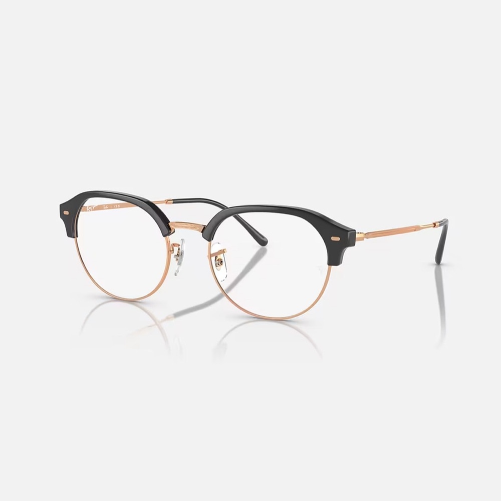 Ray-Ban rb7229 unisex  Dark Grey On Rose Gold 100% Authentic